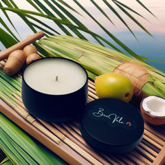 Black Metal Candles 4oz