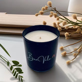 Glass Black Tumbler Jar Candle 8oz