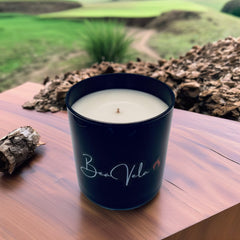 Glass Black Tumbler Jar Candle 8oz