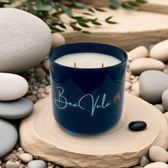 Luxury Candle Glass Black Tumbler Jar 16oz