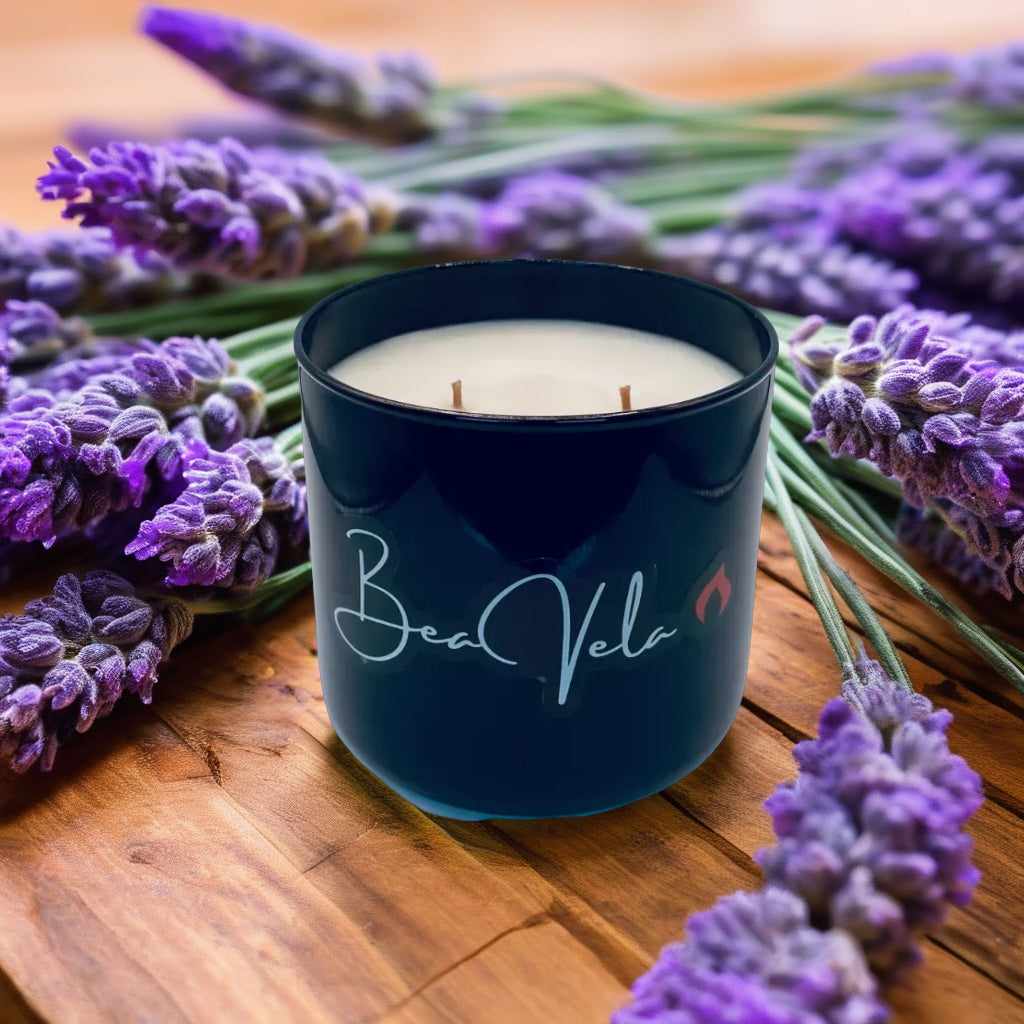 Luxury Candle Glass Black Tumbler Jar 16oz