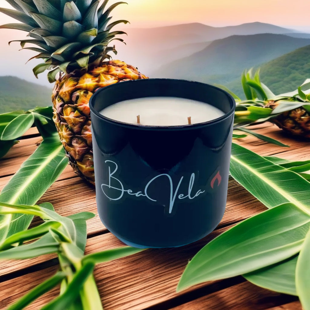 Luxury Candle Glass Black Tumbler Jar 16oz