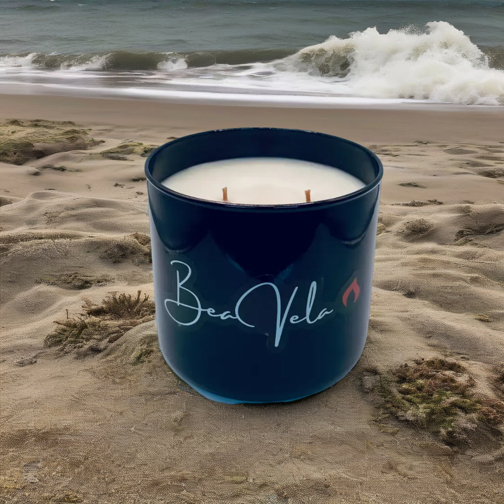 Luxury Candle Glass Black Tumbler Jar 16oz