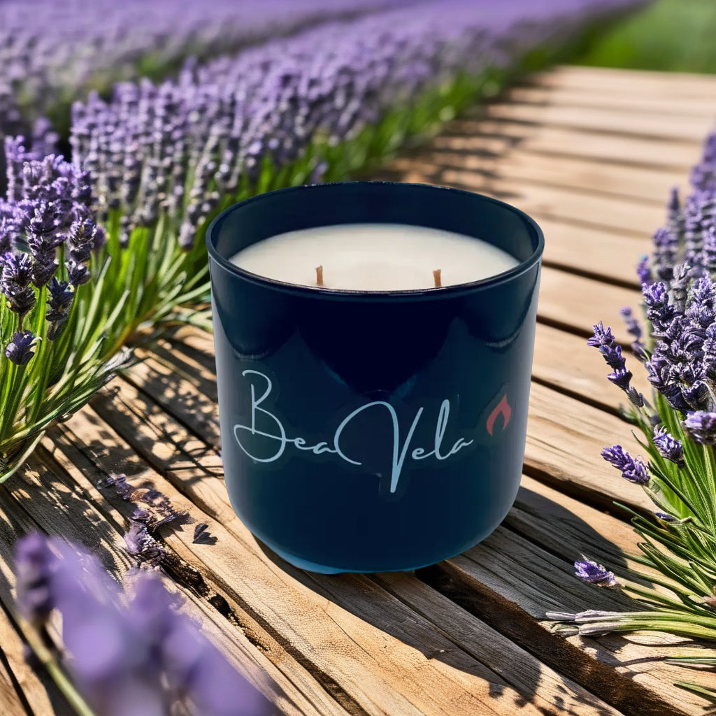 Luxury Candle Glass Black Tumbler Jar 16oz